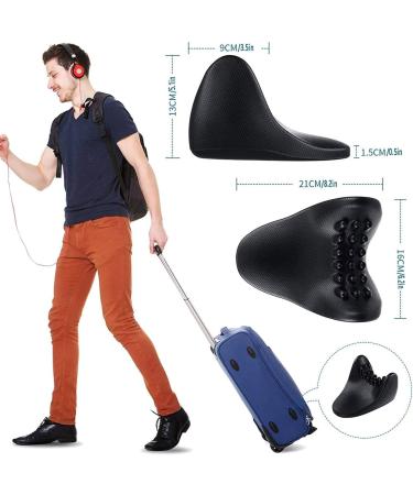 Neck Support Protection Cervical Traction Pillow Portable Ergonomic Traction Support Pillow for Neck Pain Relief Neck Traction Device for Muscle Tension Relief - Buy Online on GoSupps.com
