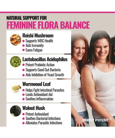 Balance Complex for Women - Candida Cleanse & Vaginal Health Supplement - 60 Capsules - Buy Online on GoSupps.com
