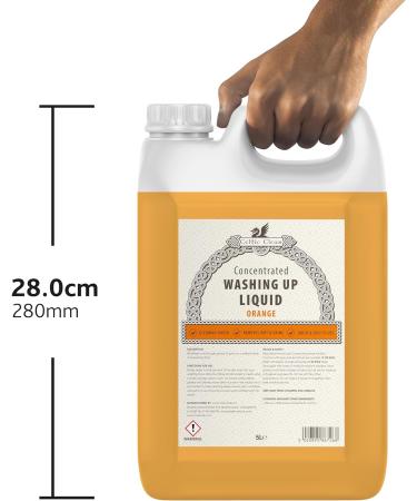 Celtic Clean - Washing Up Liquid - Orange - 5 Litre - Buy Online on GoSupps.com