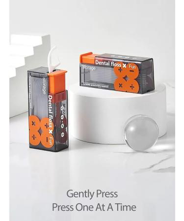 Aconcept Dental Floss Carrier Bag - 110 Dental Floss Picks & 10 Tooth Flap Dispensers | Refillable Oral Care Travel Kit - Buy Online on GoSupps.com