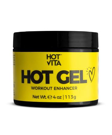 Hot Vita Hot Gel   Sweat Cream Workout Enhancer Belly Slimming Gel (4 oz) 4 Ounce (Pack of 1)