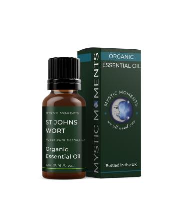 Mystic Moments St Johns Wort Organic Essential Oil - 5ml - 100% Pure