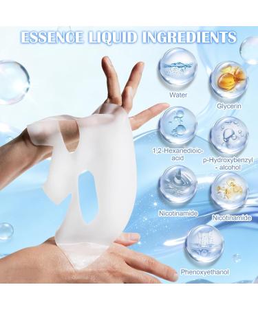 10 Unit s Masque Collagene Hydratant Visage Masque Bio Collagene Att nuez les Ridules et les Rides Hydratant et Anti- ge Raffermissante 2 unit (Lot de 1) - Buy Online on GoSupps.com