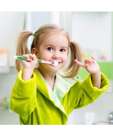 2-Piece 3-Sided Autism Toothbrush for Complete Teeth & Gum Care - Soft/Gentle Bristles - Green & Blue - Buy Online on GoSupps.com