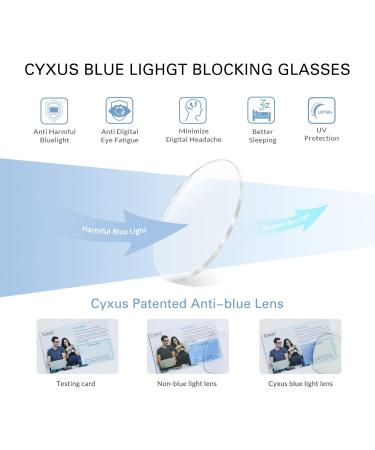Buy Cyxus Blue Light Filter Glasses - Anti-Blue Light Strength-Free 16 Color Options for Screen Protection - Buy Online on GoSupps.com