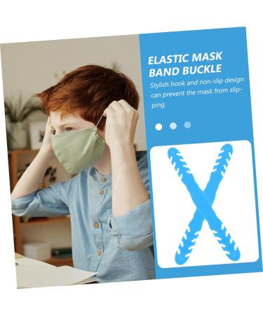 Minkissy 10-Pack Ear Strain Buckles for Mask Extensions | Tap Hook Clips & Headband Accessories | Durable & Disposable 16.00x1.80x0.20cm - Buy Online on GoSupps.com