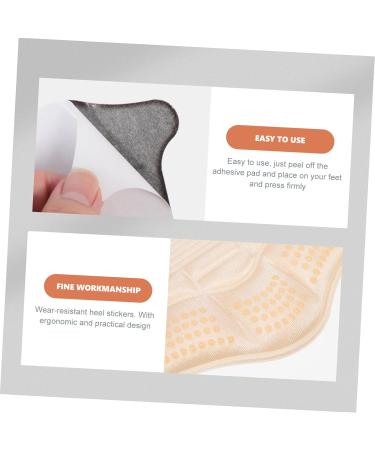FOMIYES Non-Slip Heel Protectors - 4 Pairs High Heel Cushion Inserts for Women | Ultimate Comfort & Support - Buy Online on GoSupps.com