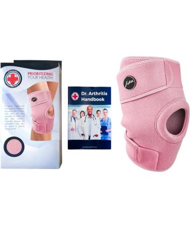 Premium Copper Lined Knee Support Brace Doctor Developed for Guaranteed Relief & Support in Pink - Buy Online on GoSupps.com