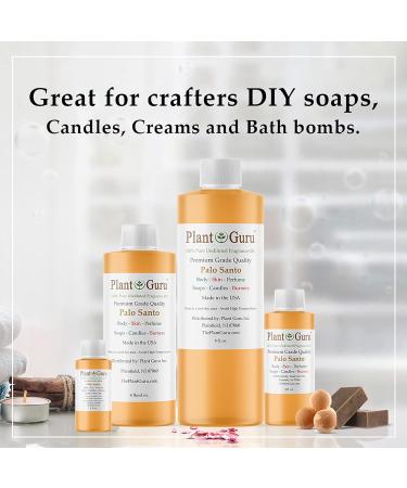 Palo Santo Fragrance Oil 8 fl. oz - Premium Scented Oil for DIY Soap Candles Bath Bombs & Aromatherapy - Buy Online on GoSupps.com