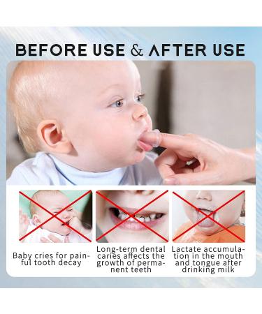 3PCS YAFIYGI Baby Finger Toothbrush Set | 100% BPA Free Teething Cleaning | Soft Babies Massager for Healthy Oral Habits | Infant & Toddler Teeth Brush - Buy Online on GoSupps.com