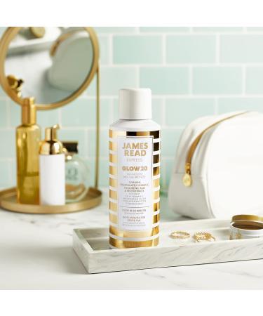 JAMES READ Glow20 Express Tan Mousse - Instant Body Tanner for Light to Medium Skin Tone 200ml - International Shipping Available - Buy Online on GoSupps.com
