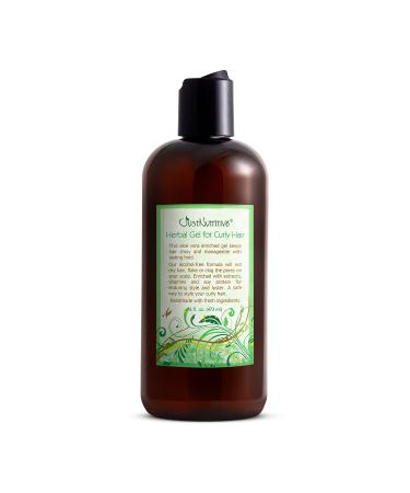 Just Nutritive Herbal Gel for Curly Hair | Curly Hair Products | Hair Gel for Frizzy Hair | Curl Styling Gel | Conditioning Hair Gel 16 Oz