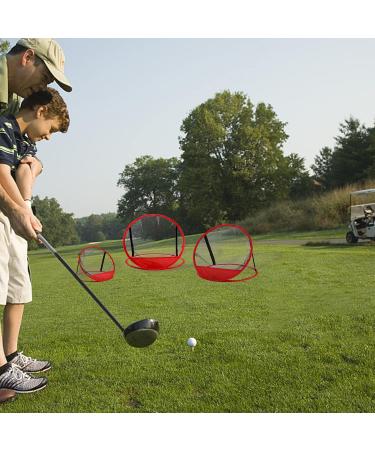 Jucoan 3 Pack Golf Chipping Net - Pop Up Target Practice Set for Indoor/Outdoor Use - Ideal Gifts for Golf Enthusiasts - Buy Online on GoSupps.com