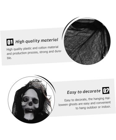 LIFKICH 1pc Halloween Pendant Outdoor Hanging Decor Decoraciones Para Salas De Casa Out Door Decor Halloween Party Prop Hanging Decoration Ghost Pendant Prop Decorations Skeleton Plastic - Buy Online on GoSupps.com
