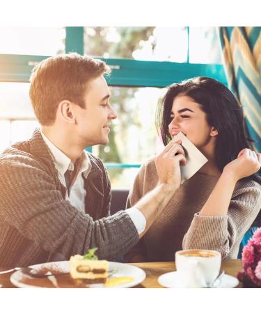 50 PCS Recycled Post-Consumer Compostable Eco Lunch Napkins - Disposable Dinner Napkin - Buy Online on GoSupps.com