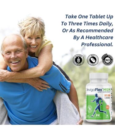 INVIGOFLEX MSM - Methylsulfonylmethane (MSM) (60 caplets) - Buy Online on GoSupps.com