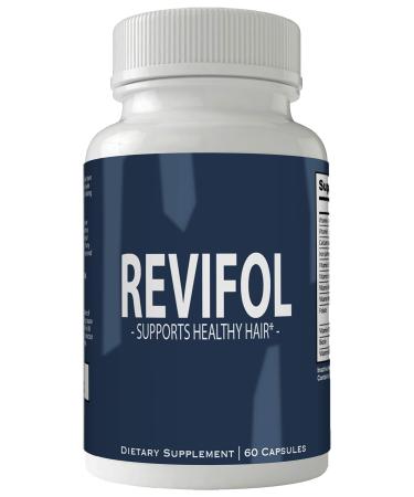 Revifol Hair Skin and Nails Supplement - Advanced Unique Hair Growth Vitamins and Minerals with Biotin - Gluten Free 60 Capsules - Hair Lash Skin and Nails Extra Strength Formula Growth Booster