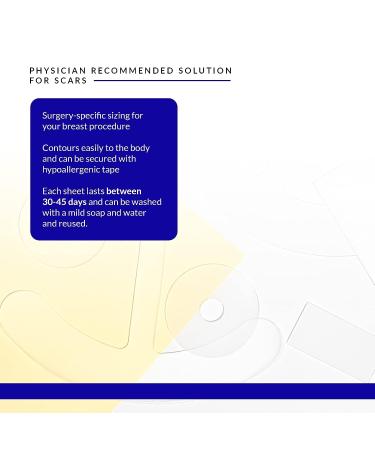 Rejuvaskin Scar Fx Silicone Sheeting - Breast Anchor Pair - Physician Recommended Healthcare Grade - Buy Online on GoSupps.com
