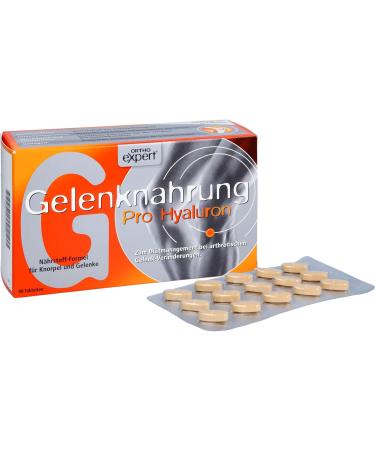 Joint Nutrition Pro Hyaluron Orthoexpert Tablets - 90 pcs | Premium Joint Support & Hydration - Buy Online on GoSupps.com