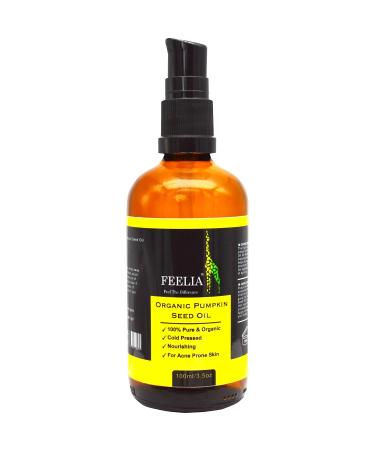 Feelia Bio K rbiskern Oil - Cold Pressed Antioxidant Rich 100% Pure & Organic for Nourishing Acne-Prone Skin - Buy Online on GoSupps.com