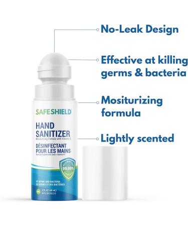 Hand Sanitizer - Roll-On No Mess - Pack of 10 - Buy Online on GoSupps.com
