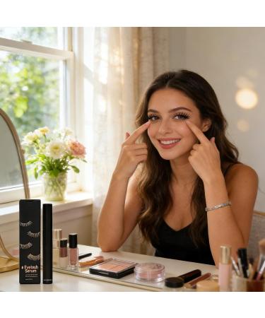  Nudorpn Eyelash Serum | Nourishing Oil 3ml Eyelash Serum for Thickening and Density for Beauty and Personal Care Improves Lengthening Thickening and - Buy Online on GoSupps.com