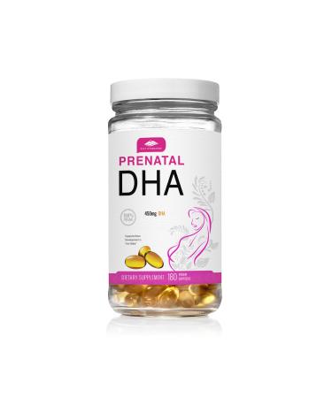 Diet Standards Vegetarian Prenatal DHA - 100% Plant Based DHA Prenatal (That is Both a Vegetarian DHA Prenatal & a Vegan Prenatal DHA)  Best Omega 3 Vegan DHA Prenatal to use with Prenatal Vitamins 180 Count (Pack of 1)