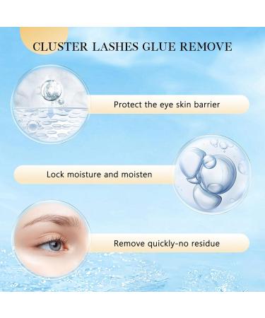 QUEWEL Lash Clusters Glue Remover 150ml Cluster Lashes Remover for Eyelash Clusters Gentle Water-Oil Texture DIY Eyelash Bond Removal No Irritation Quick Dissolves Less than 60s 1 count (Pack of 1) Cluster Lashes Remover - Buy Online on GoSupps.com