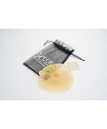 Scrun Hair Tool - Classic Brown Hair Donut & Pillow for Elegant Buns & Hairstyles | Includes Hairpins & Manual - Buy Online on GoSupps.com