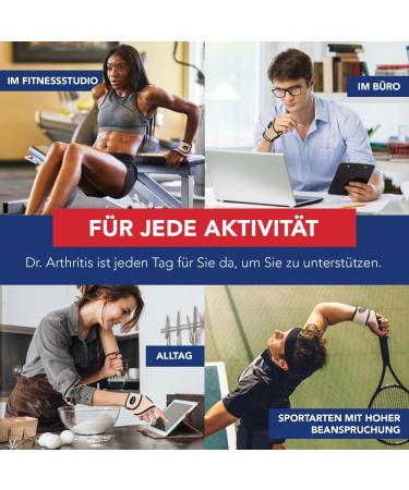 Dr. Arthritis Wrist Bandage - Light & Comfortable Tendonitis Support | Karpaltunnel Rail for Right/Left Hand (Beige Couple) - Buy Online on GoSupps.com