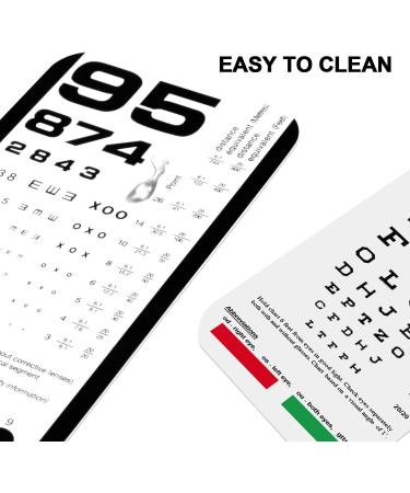 Pocket Eye Chart Set - Snellen & Rosenbaum (2 in 1) - 42.00 x 78.00 - Vision Test Tool - Buy Online on GoSupps.com