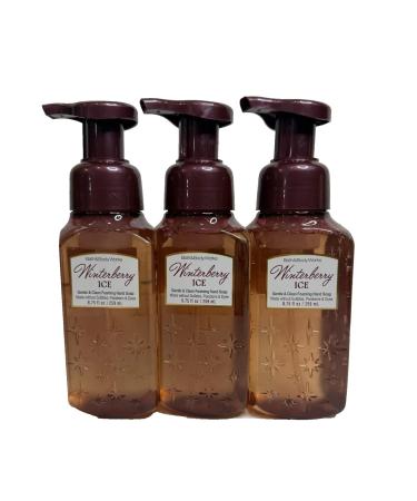 Bath and Body Works Winterberry Ice Gentle & Clean Foaming Hand Soap Pack of 3