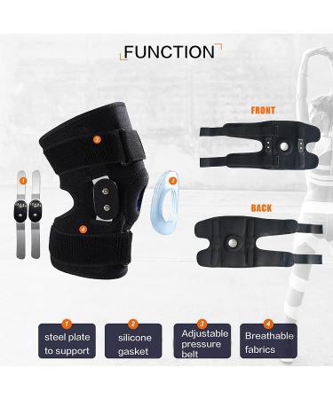 Adjustable Decompression Knee Brace for ACL, Arthritis, Meniscus Tear - Large Size - Men & Women - Effective Pain Relief - Buy Online on GoSupps.com