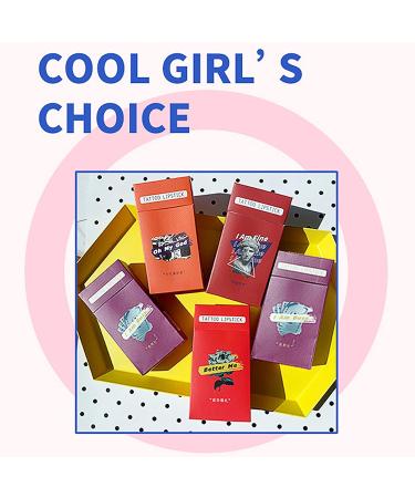PASNOWFU 20 Pcs/Set Tattoo Lipstick Cotton Swab - Haze Red | Waterproof & Long-lasting Lip Stain for Easy Application - Buy Online on GoSupps.com