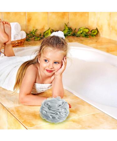 4 Pcs Bath Sponge Shower Puffs Shower Mesh Sponges Shower Puff Loofah Shower Scrunchie Sponges Shower Bath Body Exfoliating Bath Puffs Sponges for Cleaning & Exfoliating - Buy Online on GoSupps.com