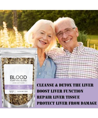 LXCJZY Blood Purifying Blend Tea New Blood Purifying Blend Tea Organic Health Liver and Kidney Care Tea All Natural Ingredients For Men Women (1 Bag) - Buy Online on GoSupps.com