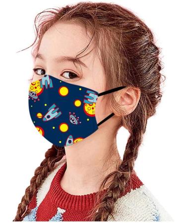 6 PC Face Cover Reusable for Kids Adjustable Print Breathable Face Bandanas - Buy Online on GoSupps.com