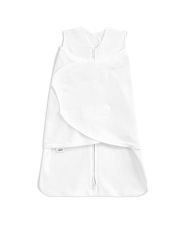 HALO Baby Sleeping Bag Swaddle | 1.5 TOG SleepSack | 100% Cotton White Sleeping Sack For Newborn Babies | Easy Zip Access Nappy Change | Wearable Blanket Grow Bag | Boys & Girls 4-6 Months White 3-6 Months