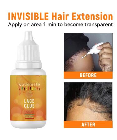 Wig Adhesive Lace Glue - Lace Front - Lace Wig Glue - Strong Hold Invisible Bonding Adhesive Hair Glue for Wigs - Waterproof Latex-Free and Oil-Resistant Wig Glue Lace Front - 1.3Oz - Buy Online on GoSupps.com