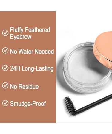 Erinde Eyebrow Wax Gel - Clear, Waterproof, Long Lasting Brow Styling for Feathery Fluffy Brow Freeze | Lamination Effect - Buy Online on GoSupps.com