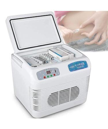 Insulin Cooler Refrigerated Case 12L Portable Cold Storage Box for Keeping Diabetes Large Capacity Portable Insulin Cooler Refrigerated Box Medicine Cooler Reefer Container