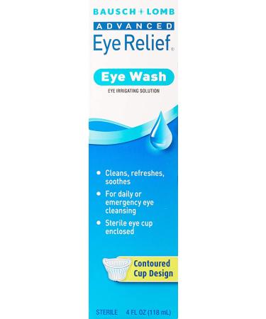 Bausch + Lomb Advanced Eye Relief Eye Wash 4 fl oz - Soothing Relief for Irritated Eyes - Buy Online on GoSupps.com