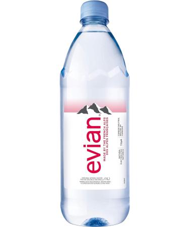 evian natural spring water 1 L Bottles 12 Pack 1 l (Pack of 12) - Buy Online on GoSupps.com