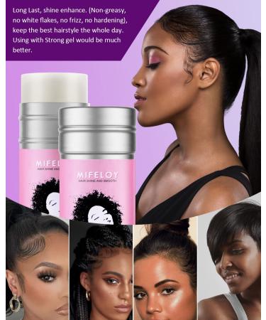 Hair Wax Stick Pomade for Smoothing Flyaways & Frizz Control - Long Lasting Styling Cream Gel for Women - Slick Back Hair Glue Wigs - Edge Control Brush - Natural 1.35 Ounce (Pack of 1) - Buy Online on GoSupps.com