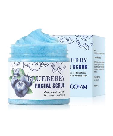 Blueberry Facial Scrub - Brightening Exfoliator & Cleanser for Dull Skin - Ideal for Blackheads & Acne - Vitamin C Scrub for Men & Women - International Shipping Available - Buy Online on GoSupps.com