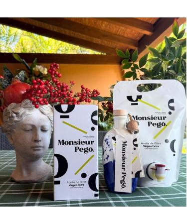 Vega de los Abades Monsieur Peg extra blanc olive oil refill pack 3 liters - Buy Online on GoSupps.com