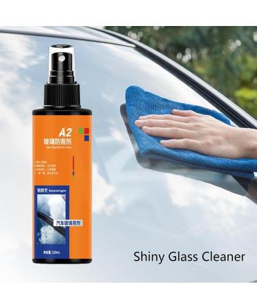 Glass Cleaner Spray - Invisible Washer | Streakless Shine Glass Cook Top Cleaner and Fresh Scent Polish Cleaning Tool for Kitchen Luckyda Rainproofing Agent 120ml - Buy Online on GoSupps.com