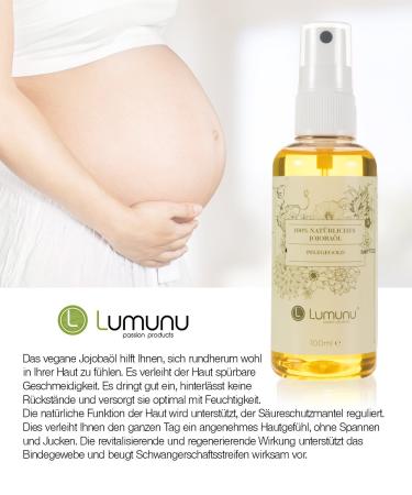 Deluxe Pure Jojoba Oil 100ml - 100% Natural | Lumunu Care Gold by Venize - Best for Skin & Hair - Buy Online on GoSupps.com