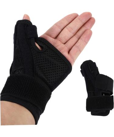Milisten Thumb Brace for Right Hand - Carpal Tunnel Support Wrist Stabilizer & Splint Sleeve - Herringbone Design - Buy Online on GoSupps.com