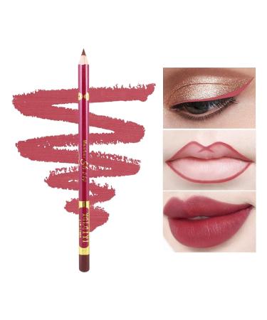 Kids Waterproof Lipstick Liner Set - Non-Marking Nude Color Lip & Eye Liner Pen Kit with Sparkly Gloss - 12 Shades - Buy Online on GoSupps.com